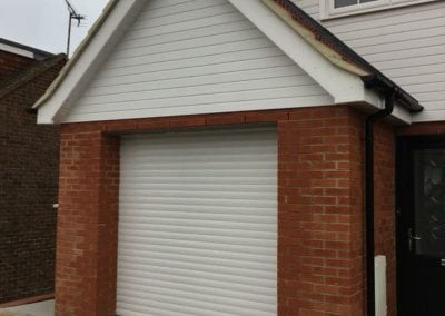 White Roller Doors